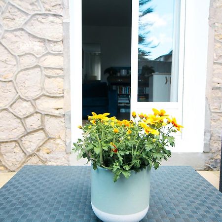 Appartement Avec Terrasse Privee, Plage A Pied Saint-Aubin-Sur-Mer  Eksteriør billede