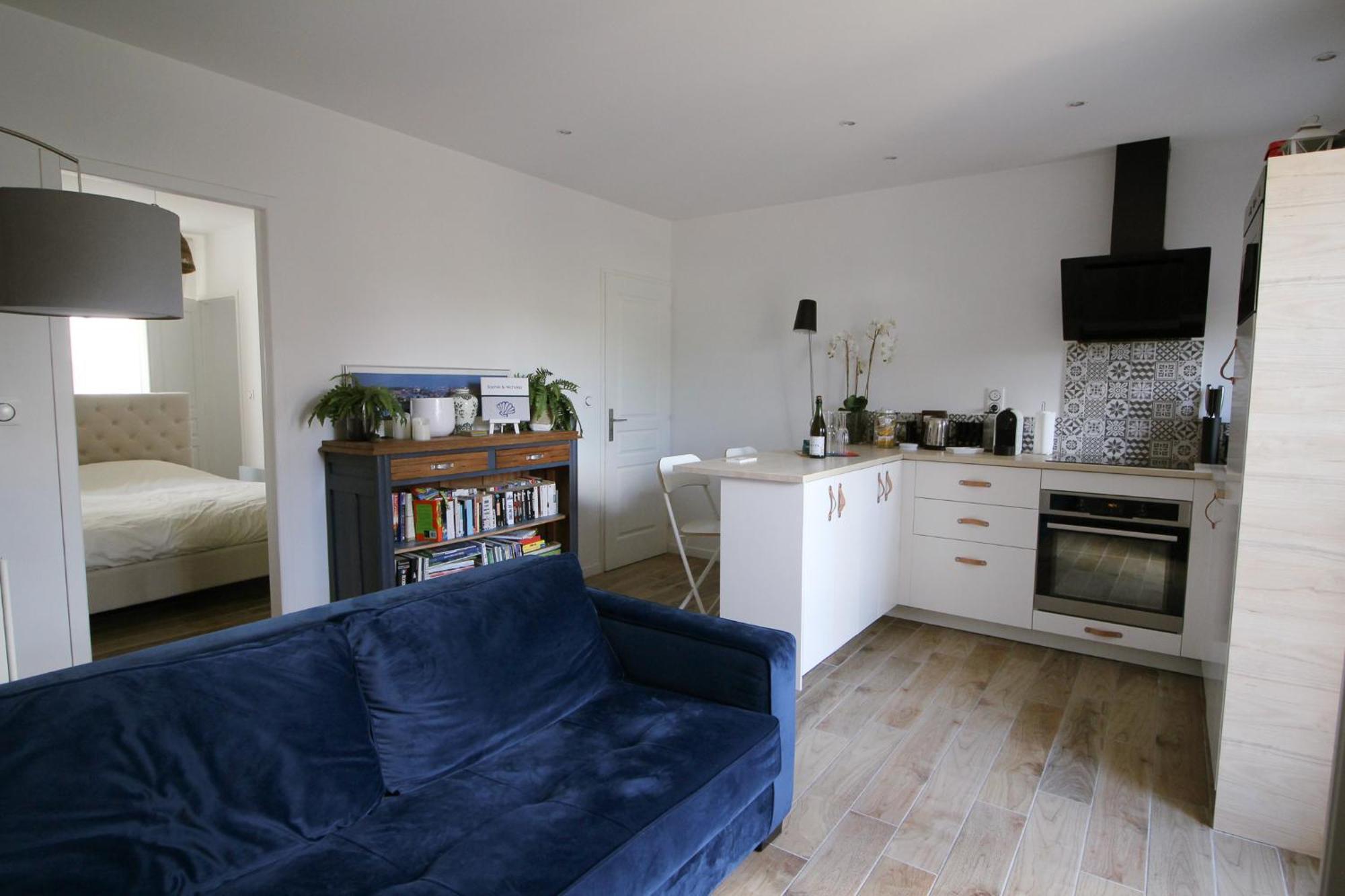 Appartement Avec Terrasse Privee, Plage A Pied Saint-Aubin-Sur-Mer  Eksteriør billede